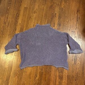 Free People Oversized Purple Sweater